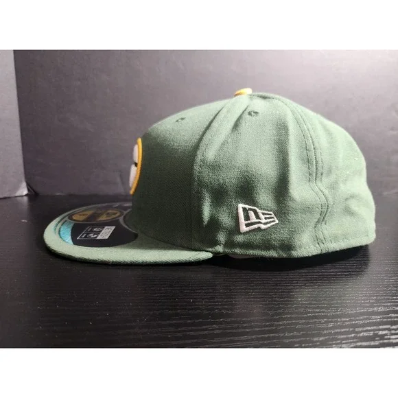 New Era Green Bay Packers NFL 59FIFTY Fitted Hat Size 8 - Picture 4 of 7
